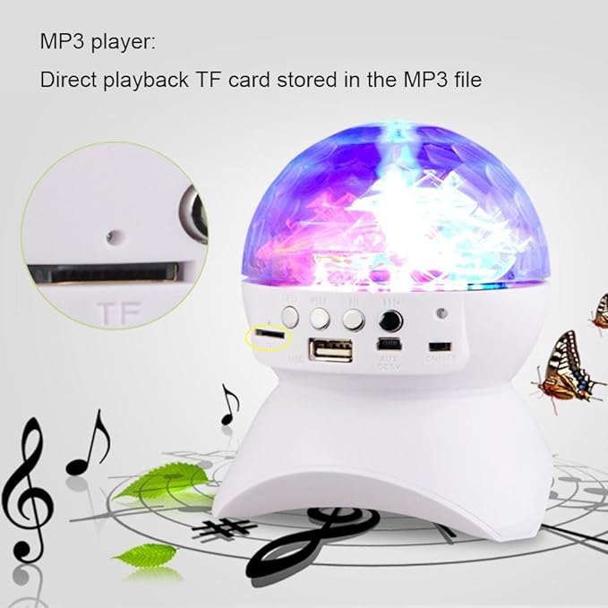 Bluetooth Speaker Portable Mobile Stage Light Mini Speaker