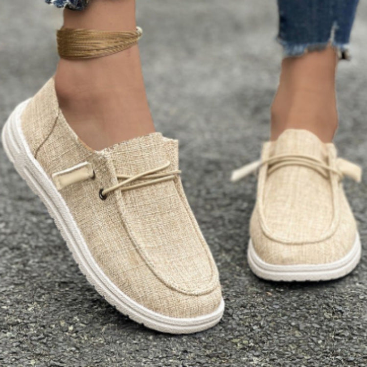 Women’s Low-Cut Slip-On Loafers – Flat Casual Shoes
