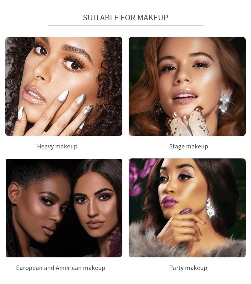 Reusable Waterproof Magnetic Eyelashes And Liner Kit