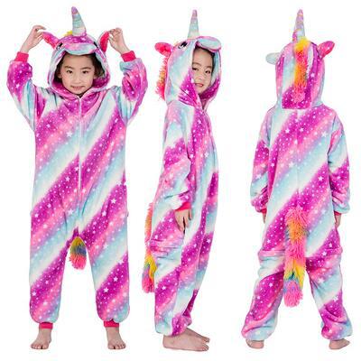 Fox Kigurumi Onesie Pajamas Animal Costumes for Kids