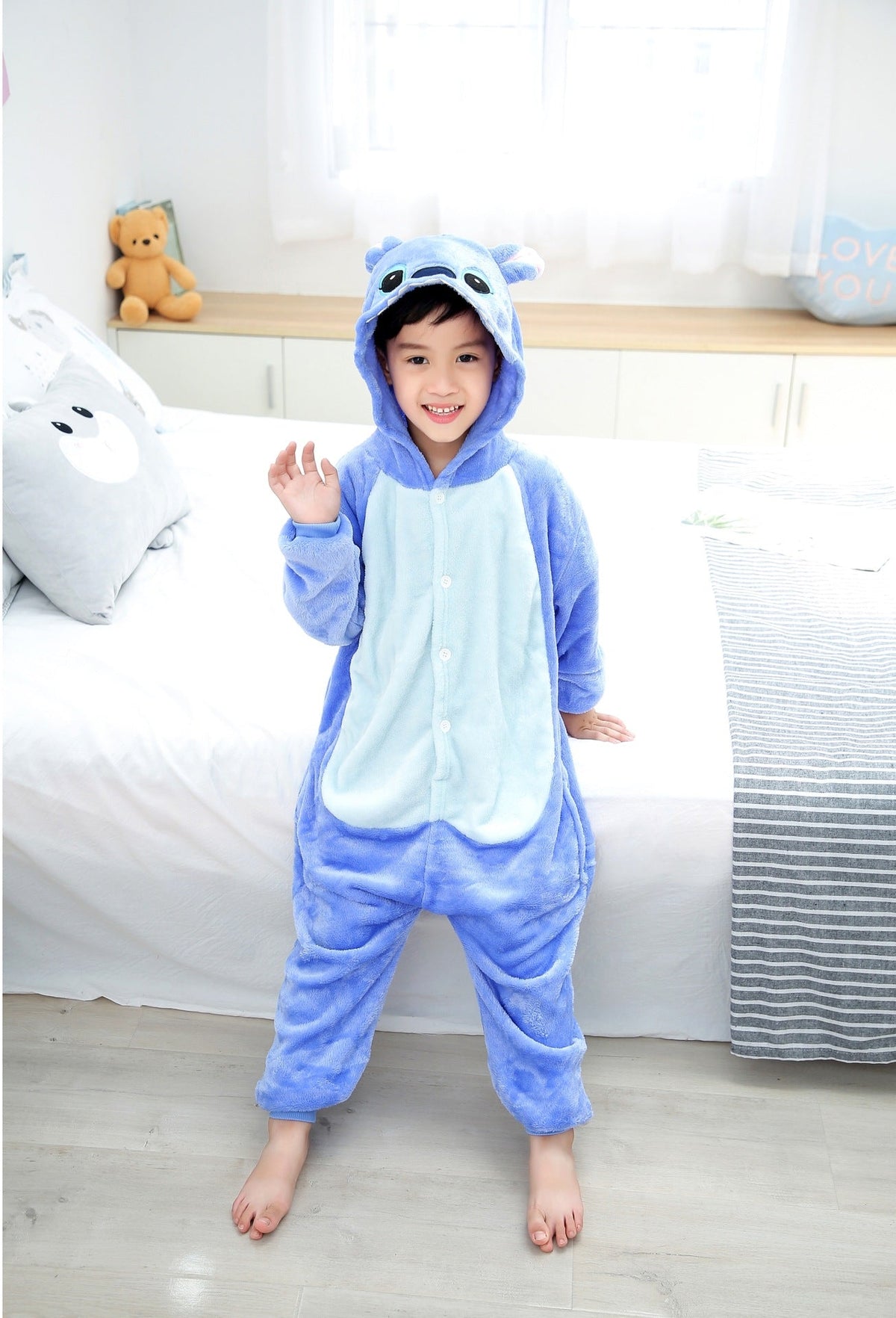 Panda Kigurumi Onesie Pajamas Animal Costumes for Kids