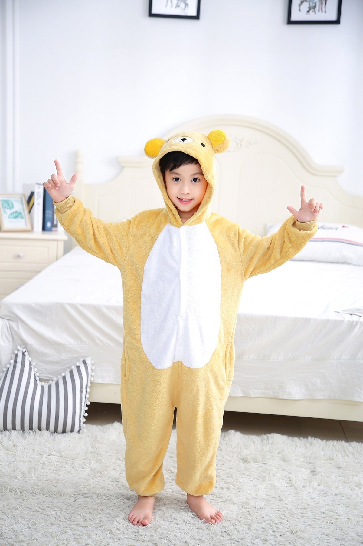 Panda Kigurumi Onesie Pajamas Animal Costumes for Kids