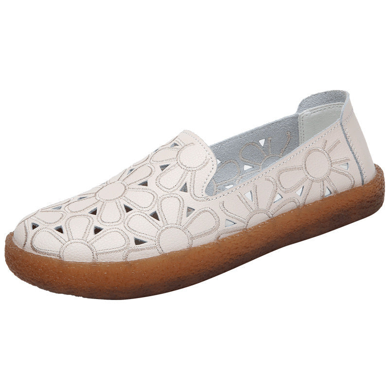 Zilool New Loafers Women's Breathable Flat-bottomed Shoe