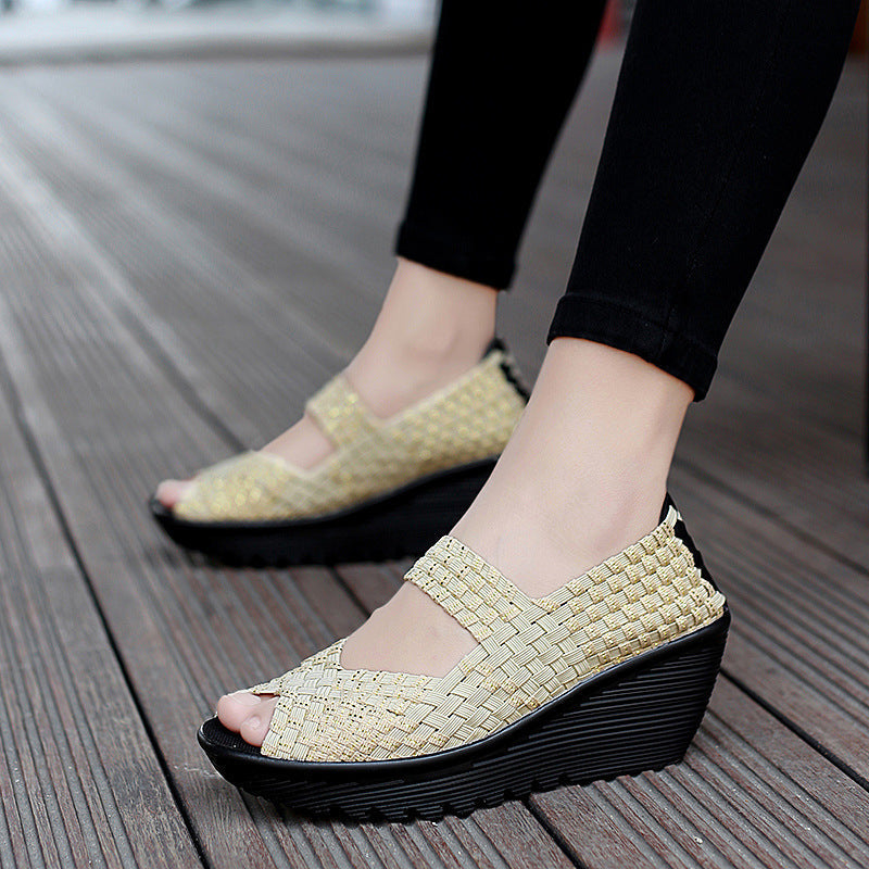 Zilool Wedge Comfort Soft Sole Sandals
