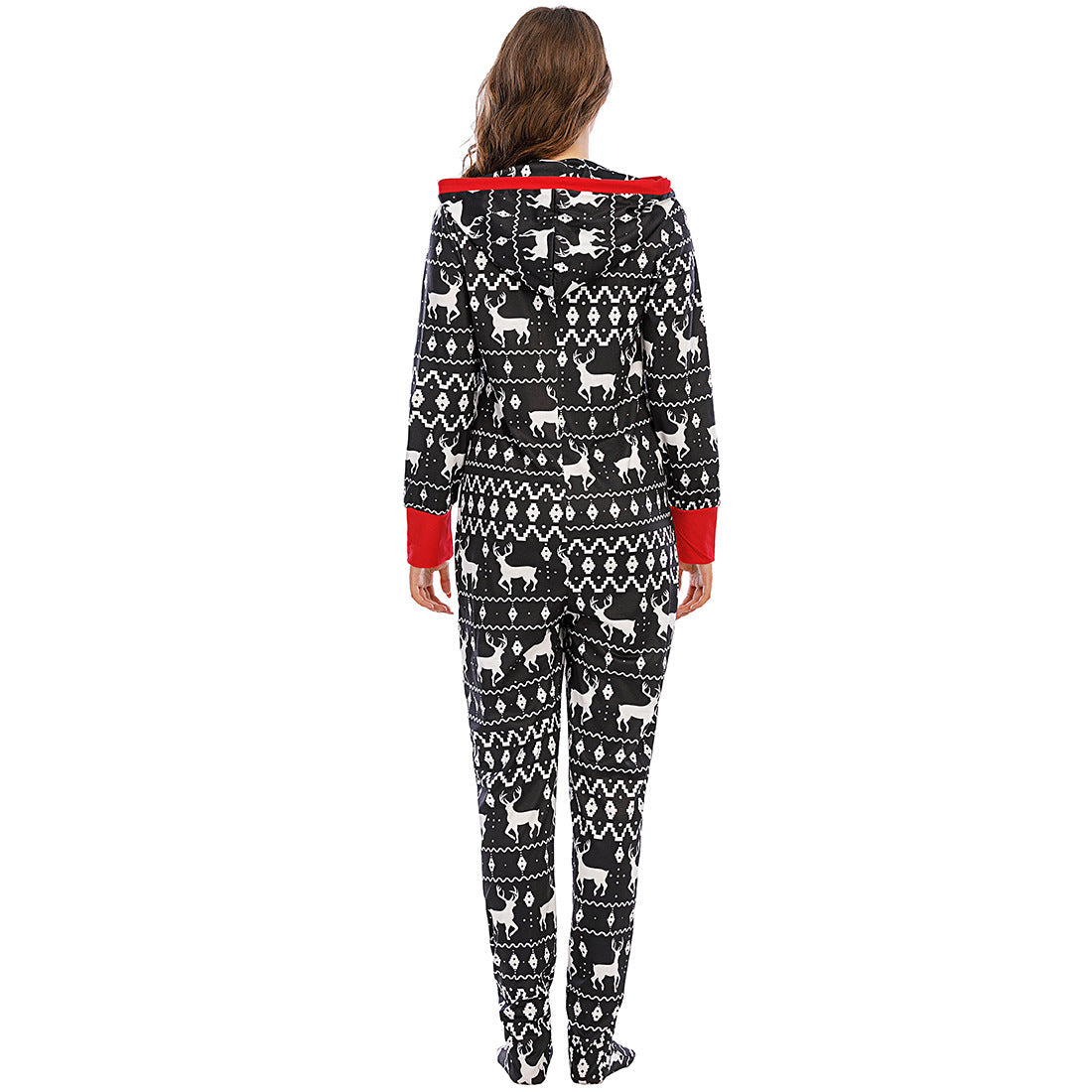 Matching Family Christmas Onesie One-piece Footed Pajamas