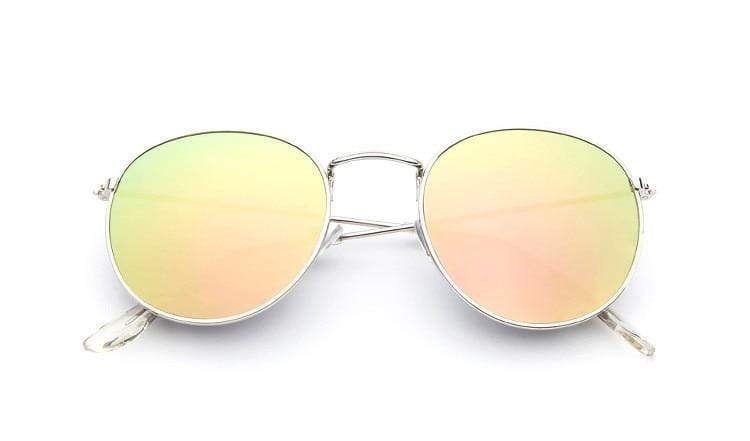 vintage Mirror Sunglasses Classic Round Outdoor Sun Glasses UV400