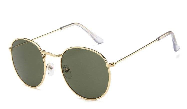 vintage Mirror Sunglasses Classic Round Outdoor Sun Glasses UV400
