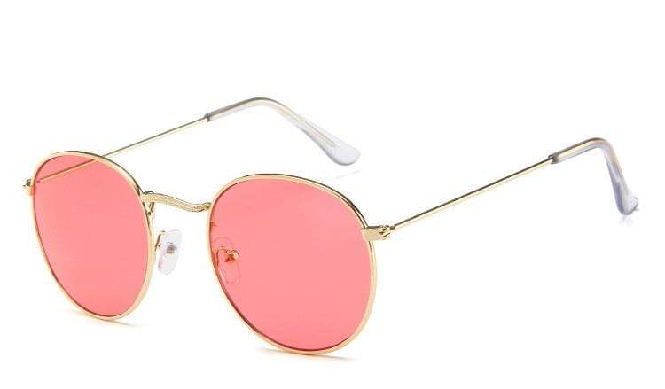 vintage Mirror Sunglasses Classic Round Outdoor Sun Glasses UV400