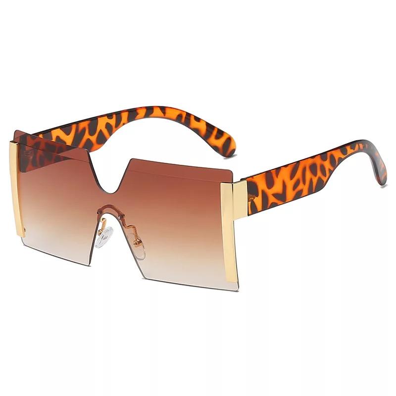 2021 new jointed rimless sunglasses women men oversized personalized glasses