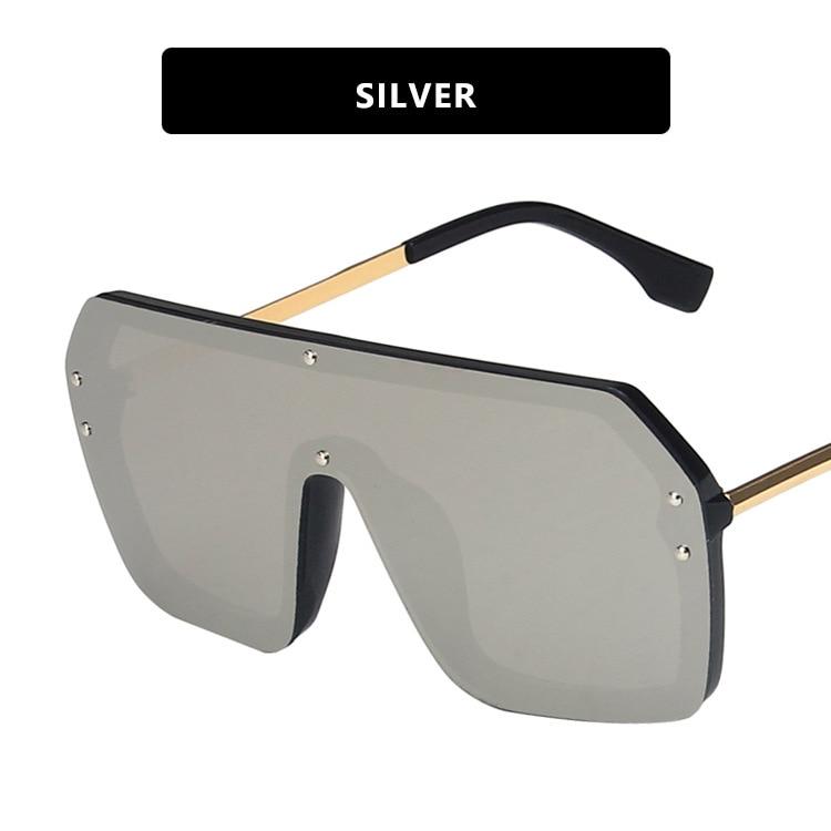2021 Futuristic Leopard FF Sunglasses Women Oversized Glasses
