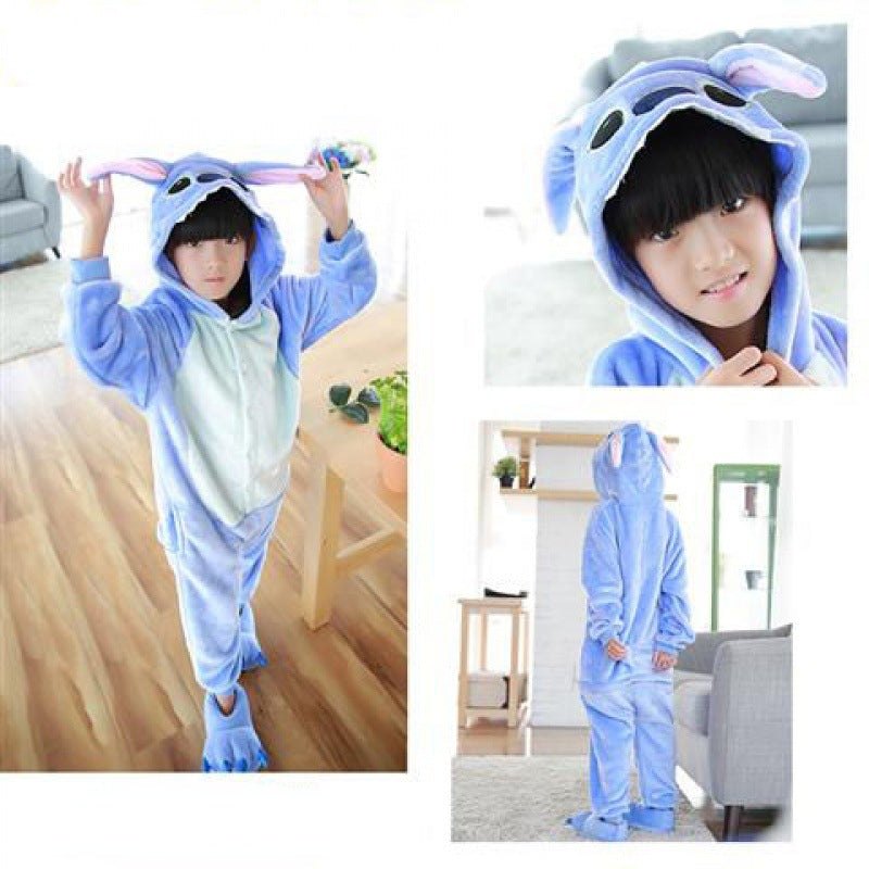 Cow Kigurumi Onesie Pajamas Animal Costumes for Kids