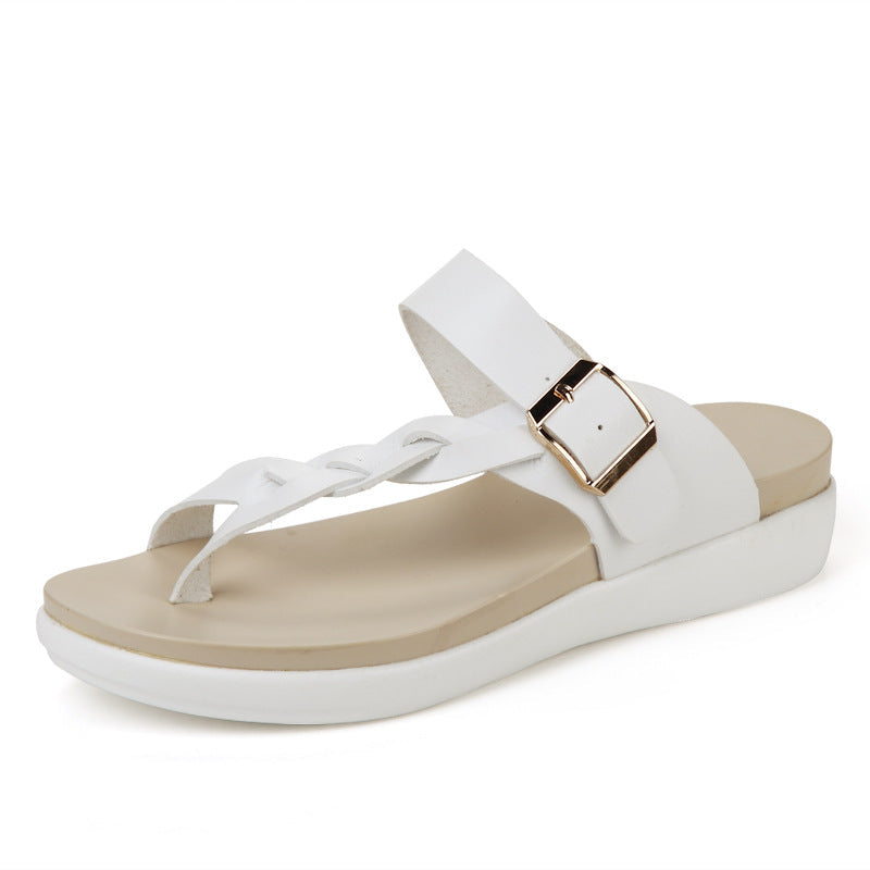 Zilool Women's Braided Fashion Flat Sandals