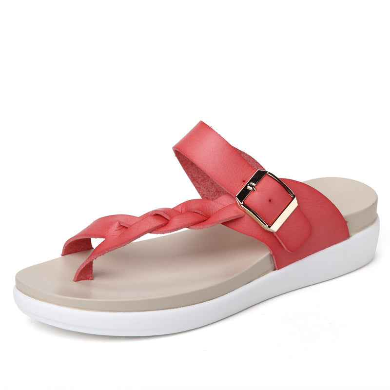 Zilool Women's Braided Fashion Flat Sandals