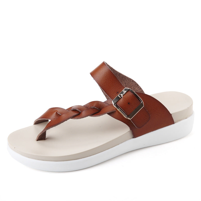 Zilool Women's Braided Fashion Flat Sandals