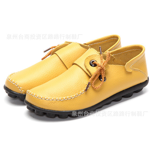 Zilool Flat Beef Tendon Low Top Casual Shoes