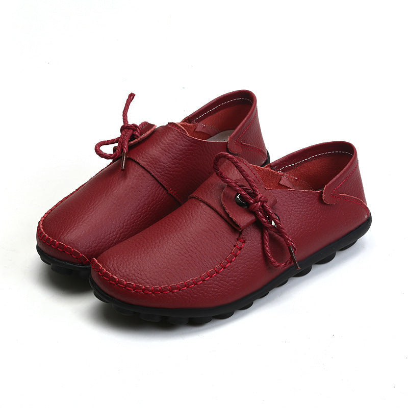 Zilool Flat Beef Tendon Low Top Casual Shoes