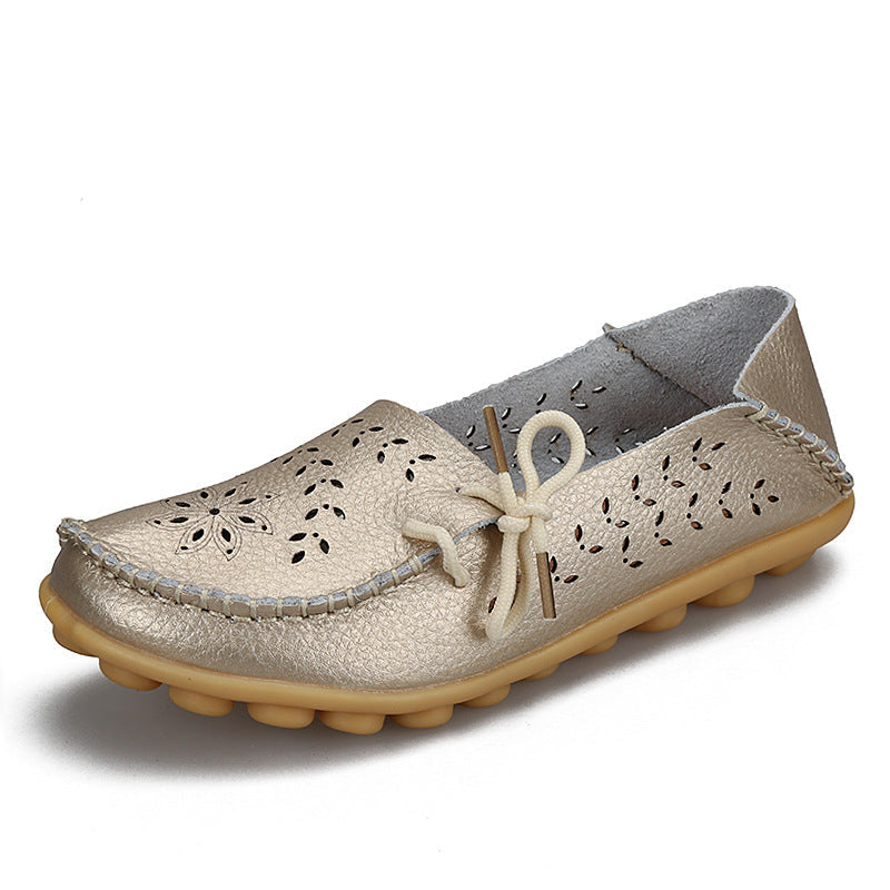 Zilool New Hollow Leather Casual Shoes