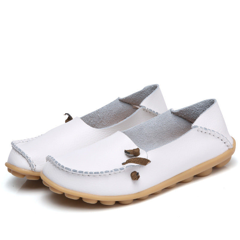Zilool Women's Low Top Lace-up Flat Shoes