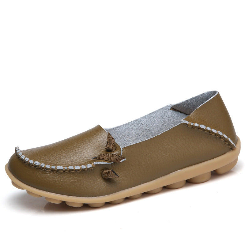 Zilool Women's Low Top Lace-up Flat Shoes
