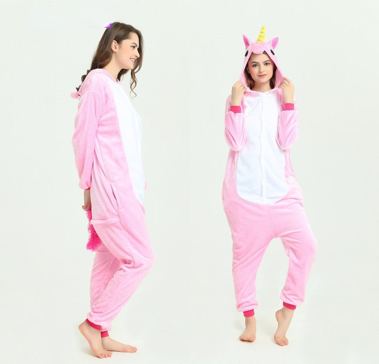 Unicorn Onesie Kigurumi Adult Animal Pajamas for Women & Men