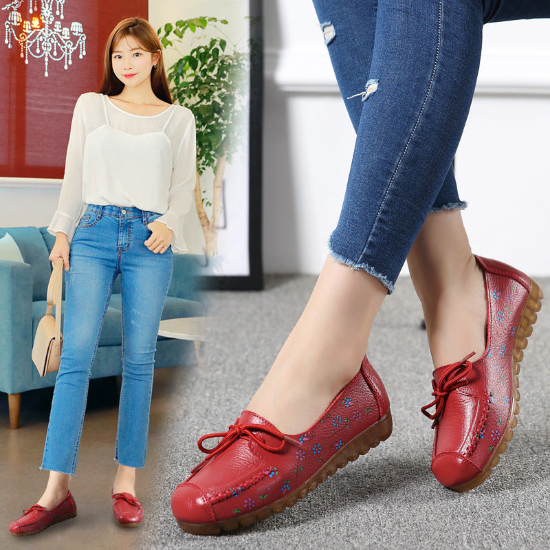 Zilool New Soft-faced Printed Women Shoes