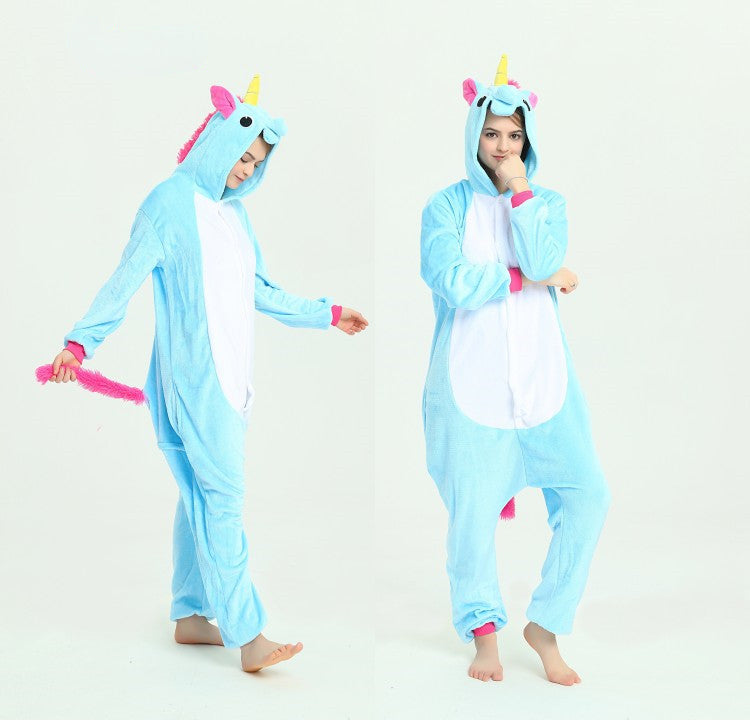 Unicorn Onesie Kigurumi Adult Animal Pajamas for Women & Men