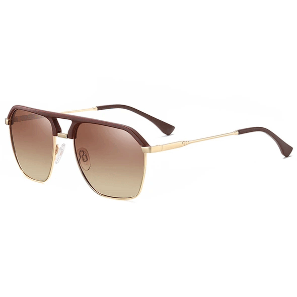 Rectangle Shades Men Fashion Polarized Sunglasses