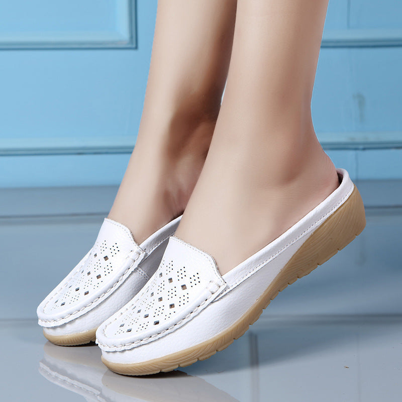 Zilool Single Slope Heel Hollow Shoes