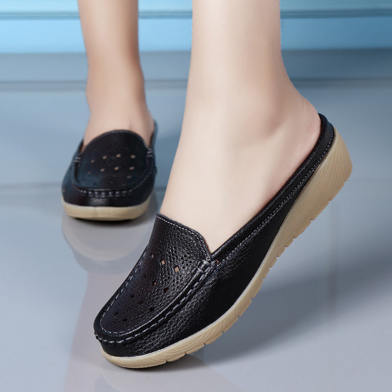 Zilool Single Slope Heel Hollow Shoes