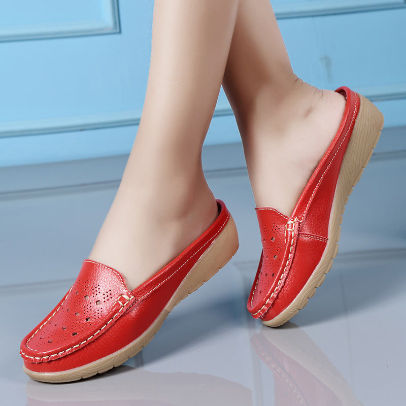 Zilool Single Slope Heel Hollow Shoes
