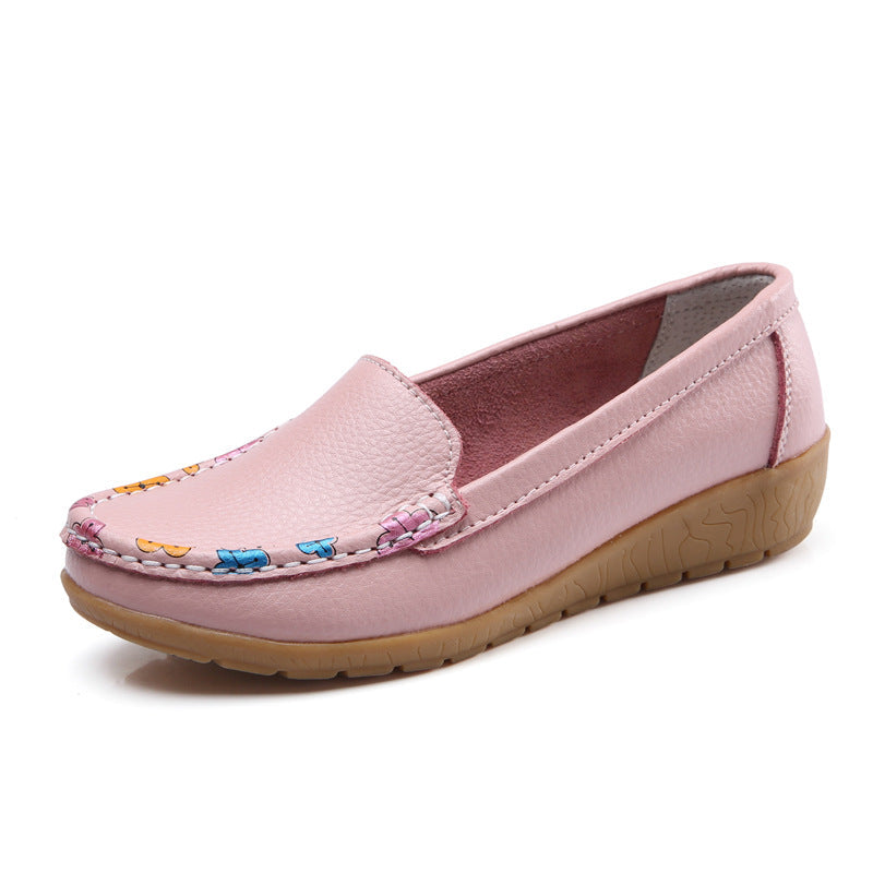 Zilool New Ethnic Style Flat Heel Soft Soled Shoes