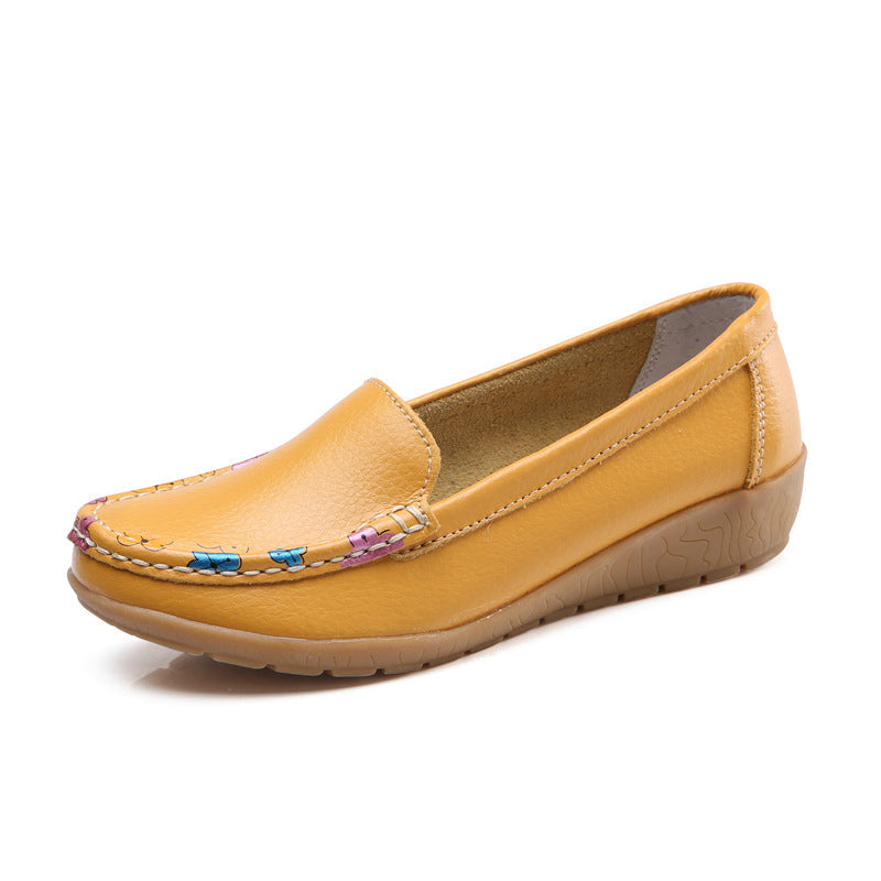 Zilool New Ethnic Style Flat Heel Soft Soled Shoes