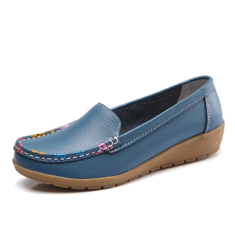 Zilool New Ethnic Style Flat Heel Soft Soled Shoes