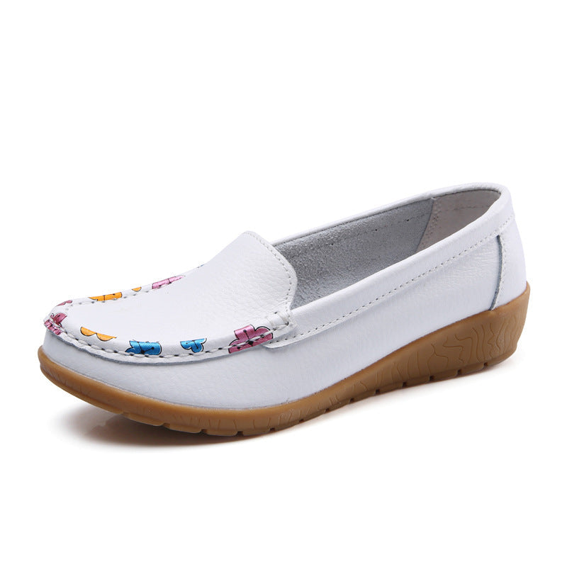 Zilool New Ethnic Style Flat Heel Soft Soled Shoes