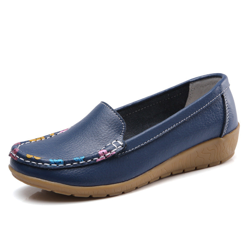 Zilool New Ethnic Style Flat Heel Soft Soled Shoes