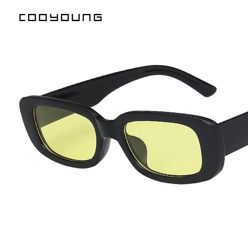 Small Rectangle Sunglasses Women Vintage Square Sun Glasses Shades Female