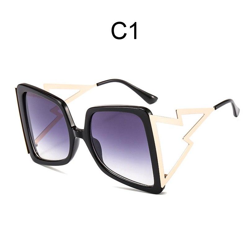 Fashion Oversize Bow Shape Square Sunglasses for Women New Luxury Brand Big Frame Gradient Sun Glasses Female Summer Shades