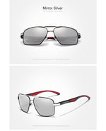 Men's Sunglasses Polarized Lens Brand Design Temples Sun glasses