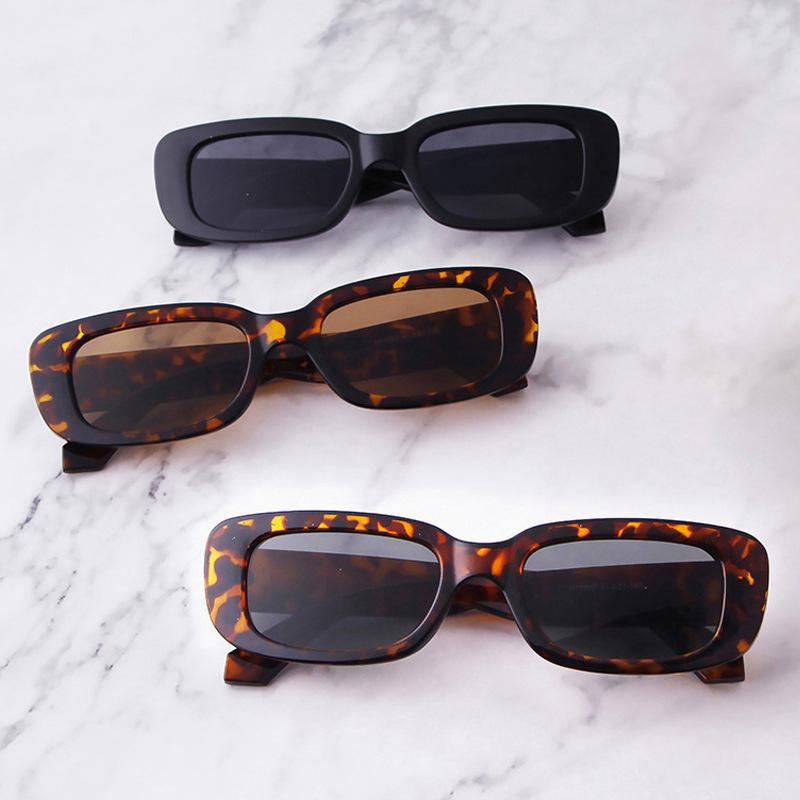 Small Rectangle Sunglasses Women Vintage Square Sun Glasses Shades Female