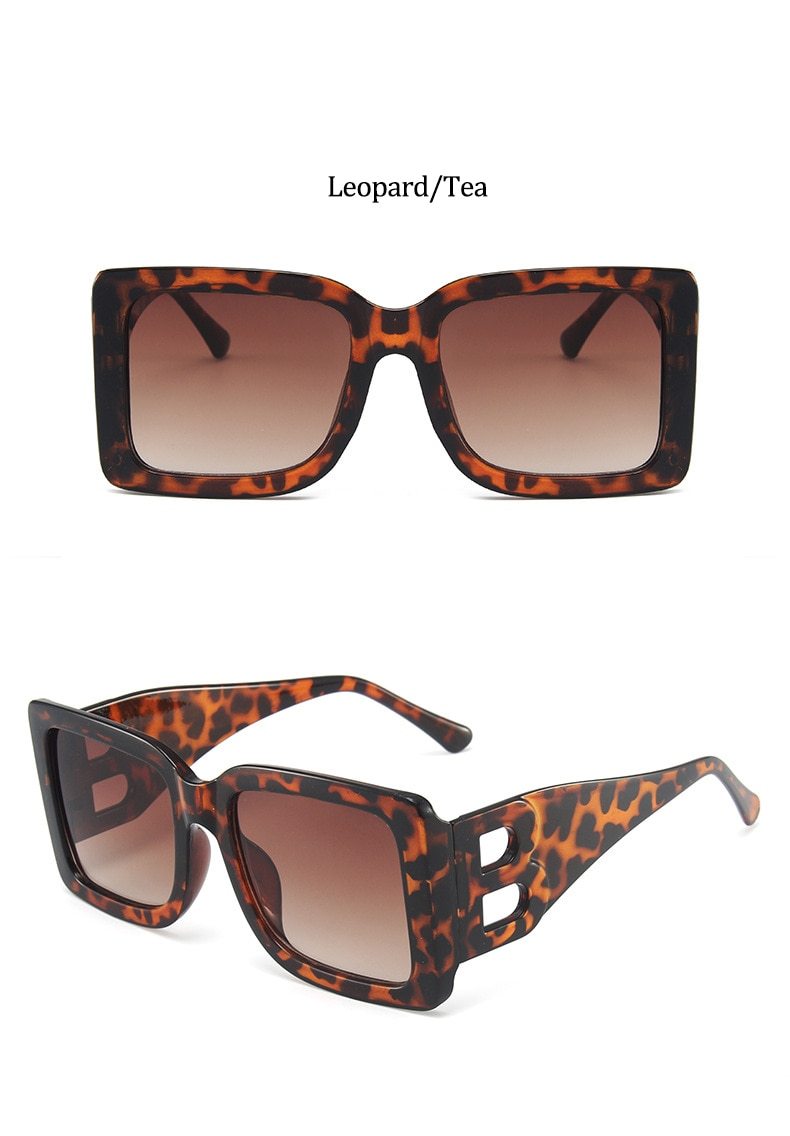 Square Sunglasses Woman Oversized Black Style Shades For Women Big Frame