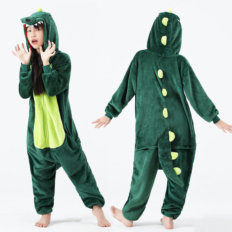 Kids Shark Onesie Costume Halloween Outfit for Boys Girls Zip Up