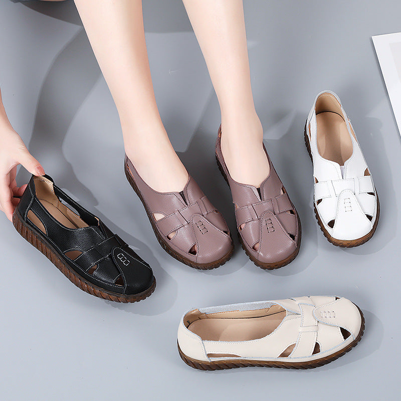 Zilool Flat-bottomed Hollow Hole Shoes