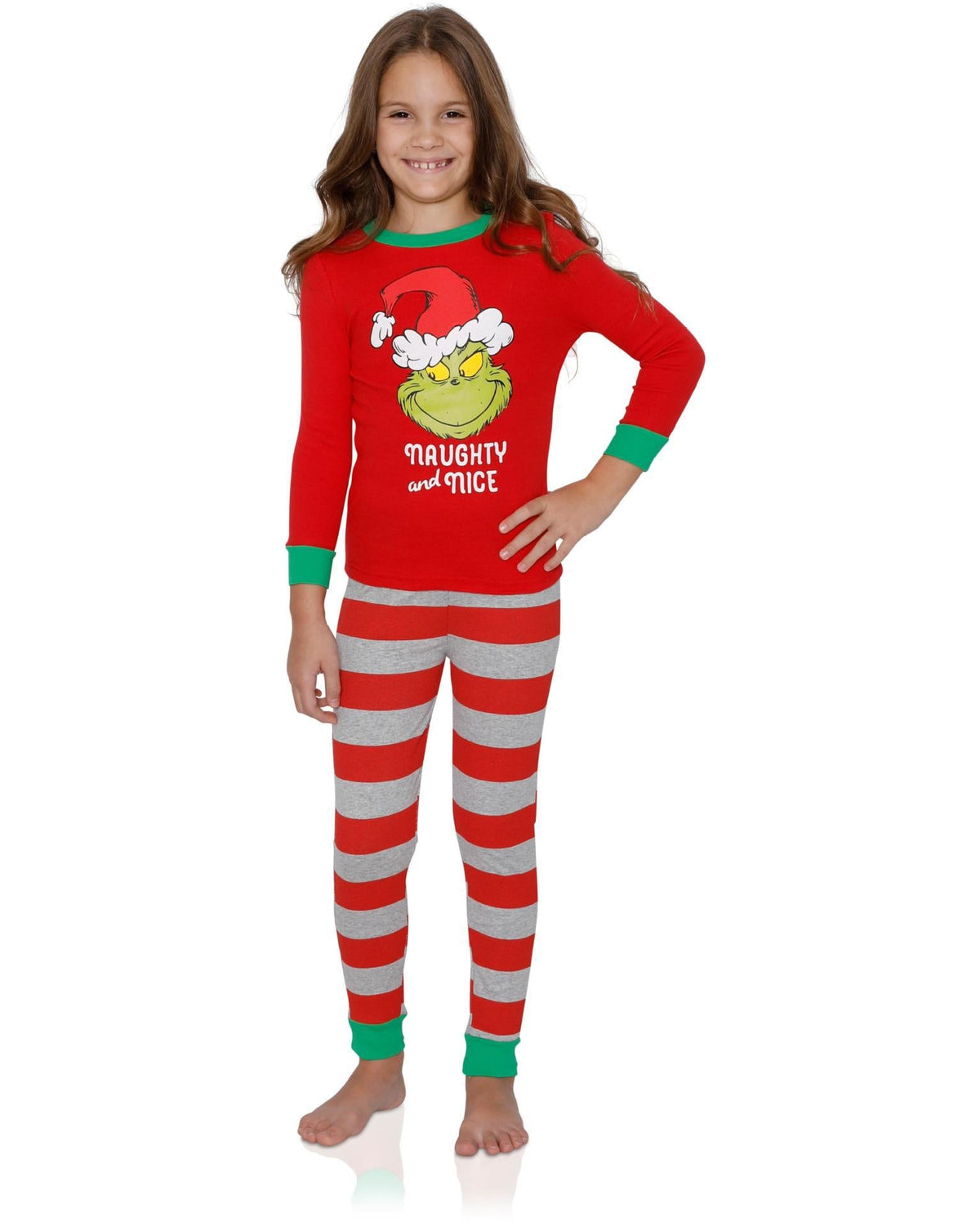 Family Christmas Pajamas Matching Pajama Sets Santa Grinch Pyjamas
