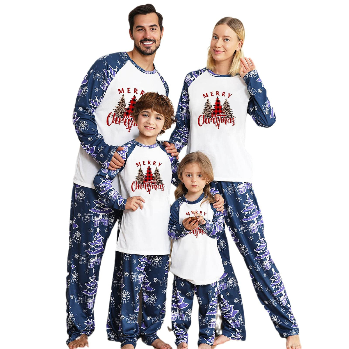 Christmas Matching Family Pajamas Christmas With My Gnomies Blue Pajamas Set