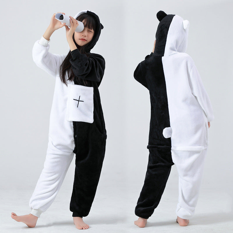 Kids Shark Onesie Costume Halloween Outfit for Boys Girls Zip Up