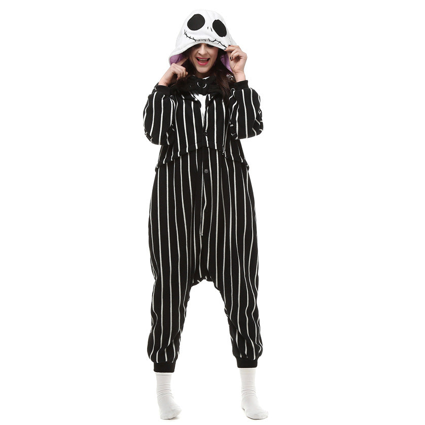 Jack Skellington Onesie For Adult Animal Costumes Women & Men