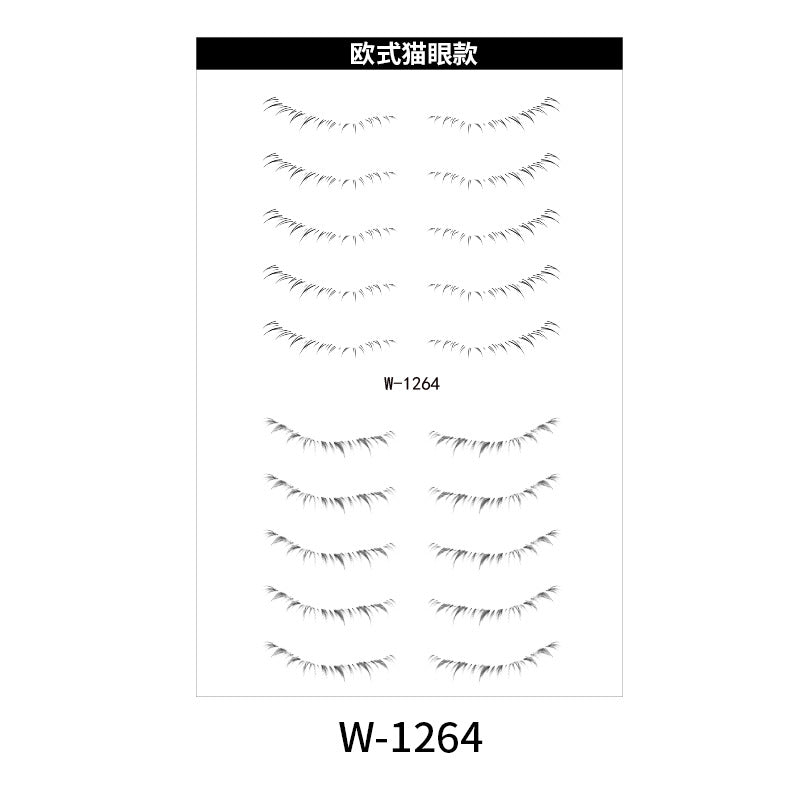 Zilool Lower eyelash tattoo waterproof transfer sticker