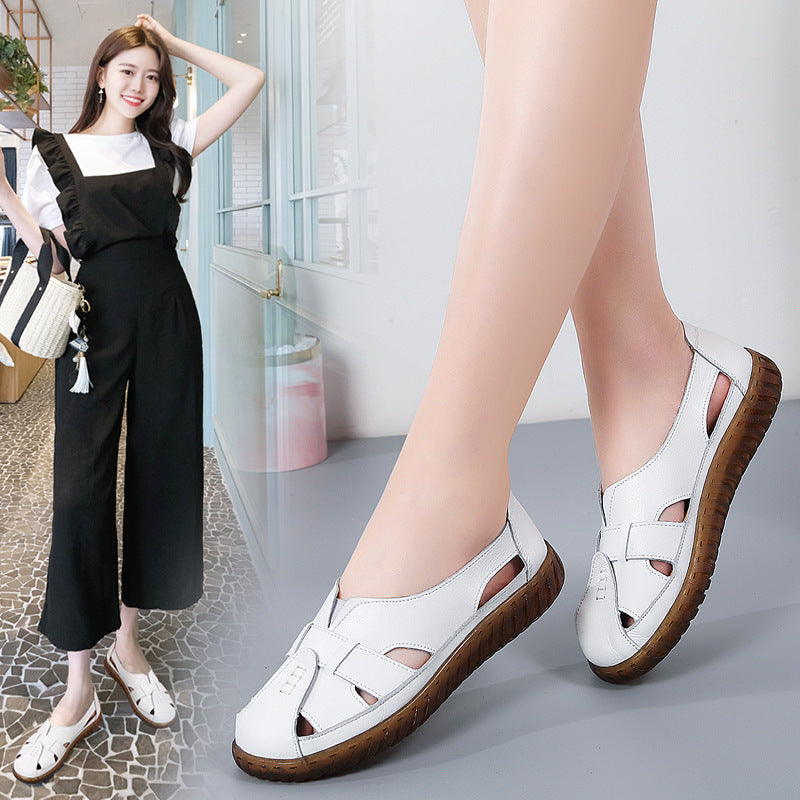 Zilool Flat-bottomed Hollow Hole Shoes