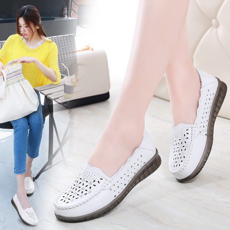 Zilool Casual Flat Bottom Breathable Soft Single Shoes