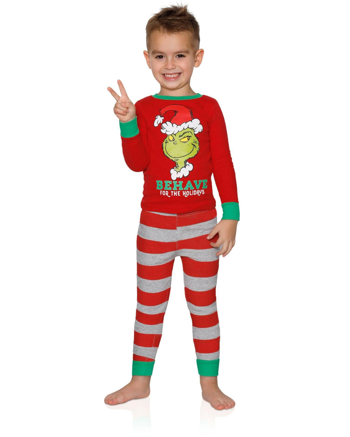 Family Christmas Pajamas Matching Pajama Sets Santa Grinch Pyjamas